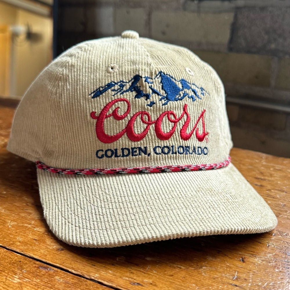 Coors corduroy hat